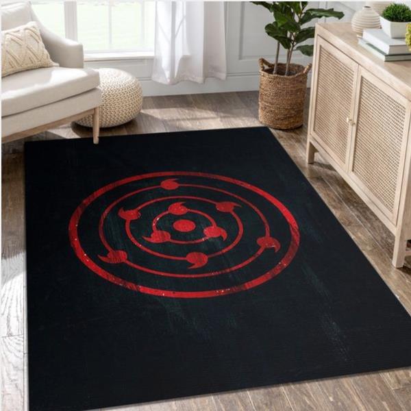 Mangekyou Sharingan Area Rug For Gift Bedroom Rug Home Decor Floor Decor