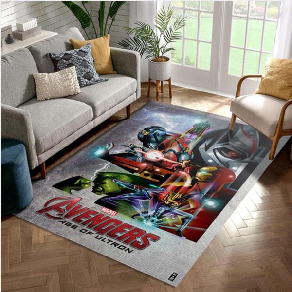 Marvel Avengers Age Of Ultron Area Rug Living Room And Bedroom Rug   Home US Decor