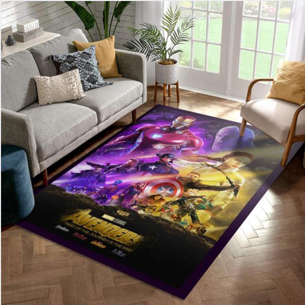 Marvel S Avengers Endgame Movie Area Rug Bedroom Rug   Carpet Floor Decor