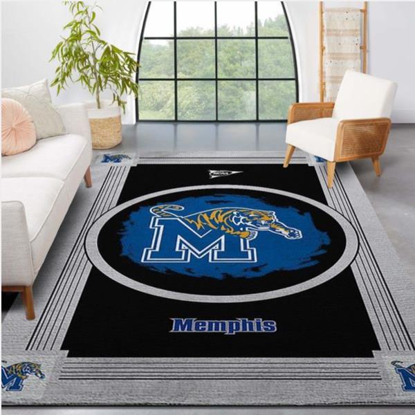 Memphis Tigers NCAA Team Logo Nice Gift Home Decor Rectangle Area Rug
