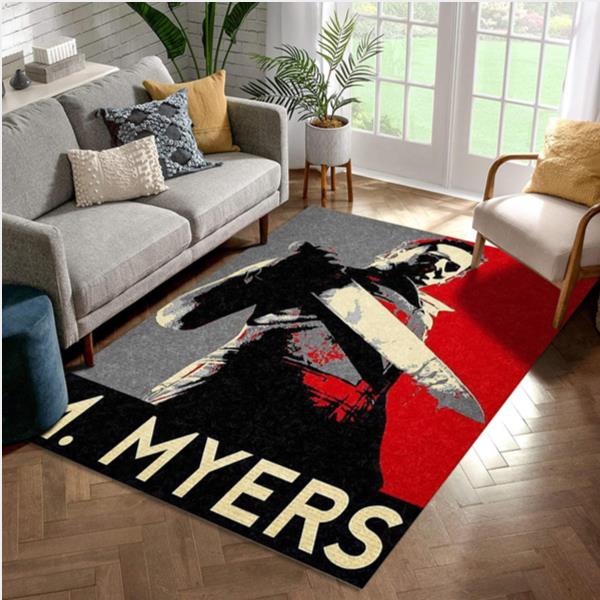 Michael Myers  Area Rug For Christmas Bedroom Rug Home Decor Floor Decor