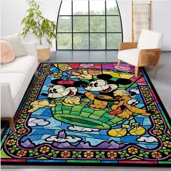 Mickey Mouse Area Rug Christmas Gift Disney Carpet Floor Decor The US Decor