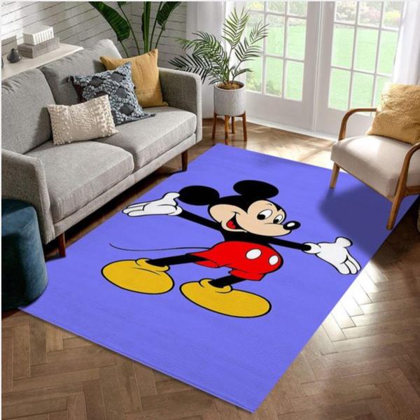 Mickey Mouse Disney Area Rug For Christmas Living Room Family Gift Us Decor