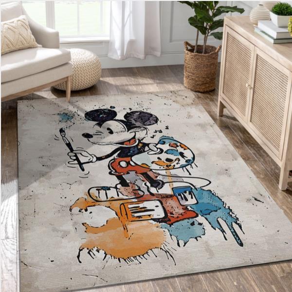 Mickey Mouse Disney Movies Area Rugs Living Room Carpet Floor Decor The US Decor