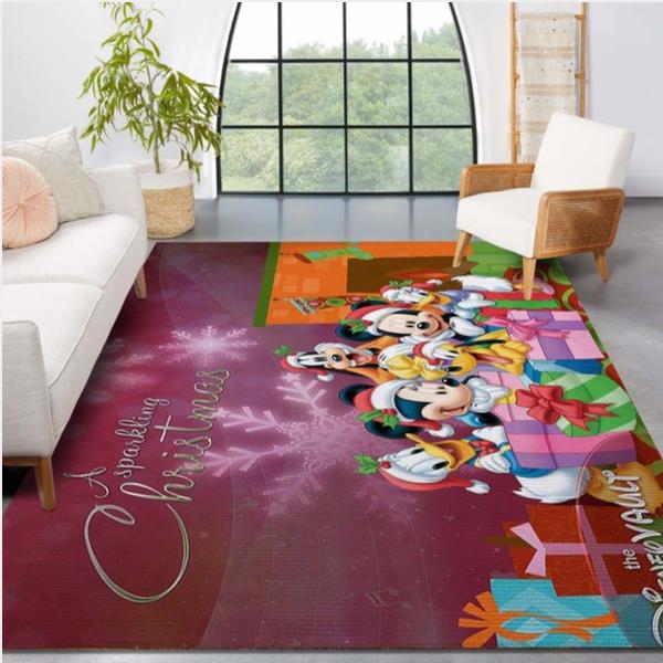 Mickey Mouse Family Area Rug - Disney Movies Living Room Carpet Local Brands Floor Decor The Us Decor
