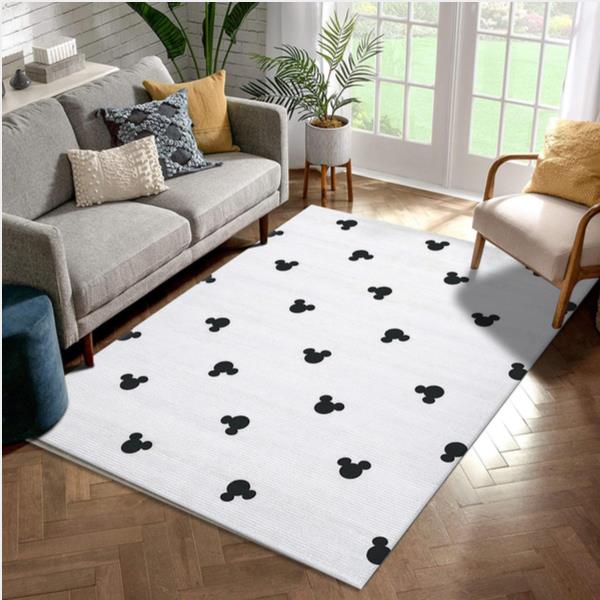 Mickey Mouse Head Pattern Movie Area Rug Kitchen Rug US Gift Decor