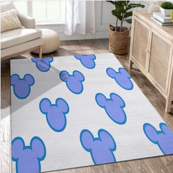 Mickey Mouse Head Silhouette Area Rug Carpet Kitchen Rug Us Gift Decor