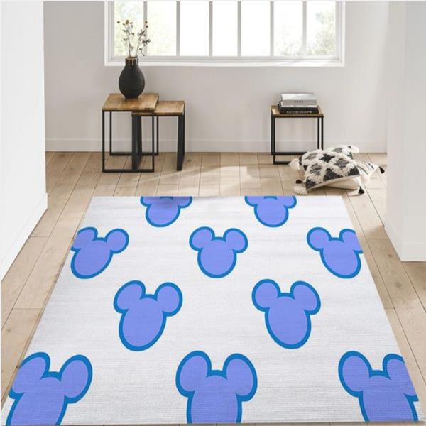 Mickey Mouse Head Silhouette Area Rug Carpet Kitchen Rug Us Gift Decor