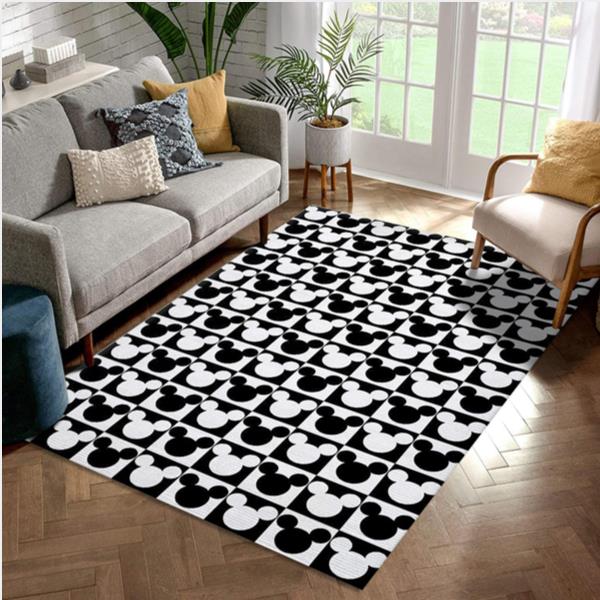 Mickey Mouse Pattern Area Rug Carpet Living Room Rugs Floor Decor