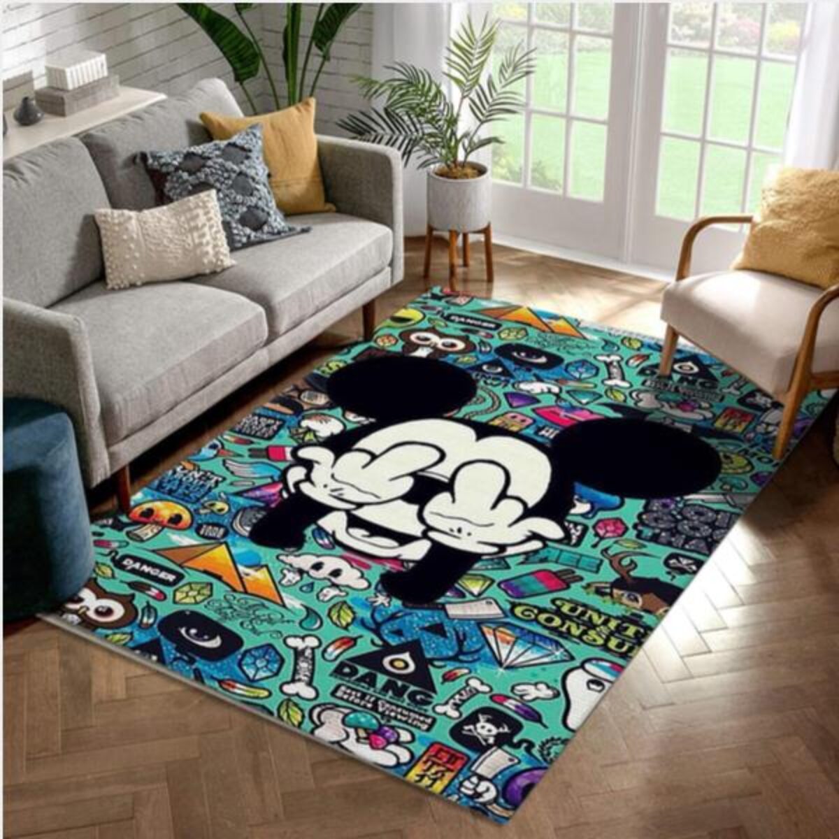 Mickey Mouse Supreme Area Rug Bedroom Floor Decor