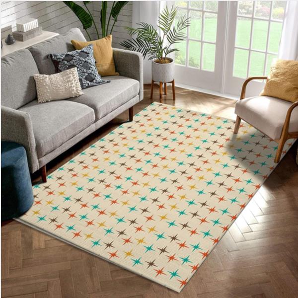 Midcentury Pattern 11 Area Rug Living room and bedroom Rug Family Gift US Decor