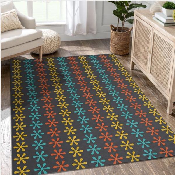 Midcentury Pattern 19 Area Rug Carpet Living Room Rug Family Gift Us Decor
