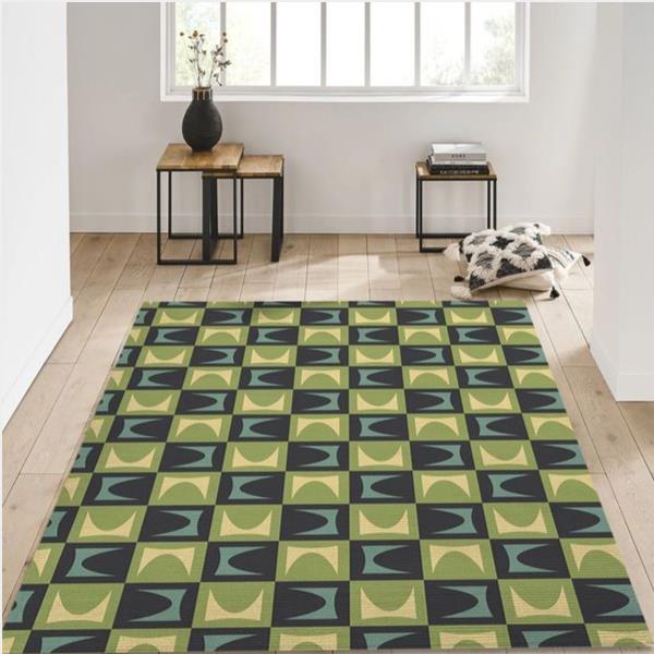 Midcentury Pattern 25 Area Rug Living Room And Bedroom Rug Christmas Gift Us Decor