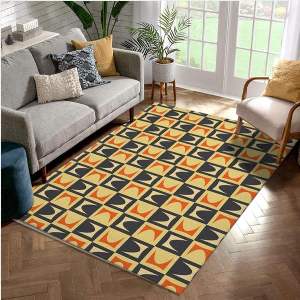 Midcentury Pattern 38 Area Rug Carpet Bedroom Family Gift US Decor