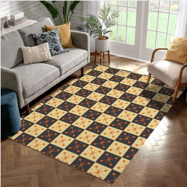 Midcentury Pattern 54 Area Rug Gift For Fans Home Decor Floor Decor