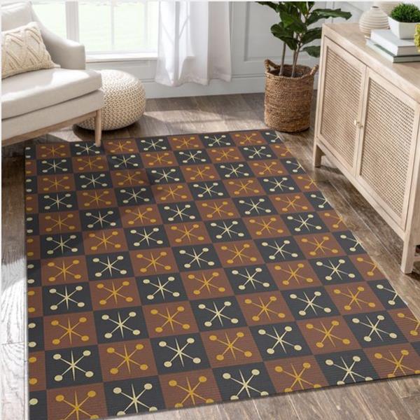 Midcentury Pattern 63 Area Rug For Christmas Bedroom Home Us Decor