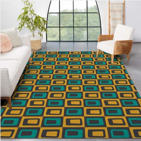 Midcentury Pattern 75 Area Rug Carpet Kitchen Rug Home Us Decor