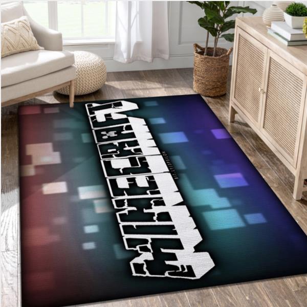 Minecraft Game Area Rug Carpet Living Room Rug