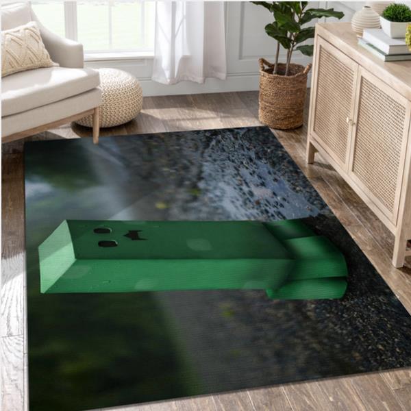 Minecraft Video Game Area Rug For Christmas Bedroom Rug