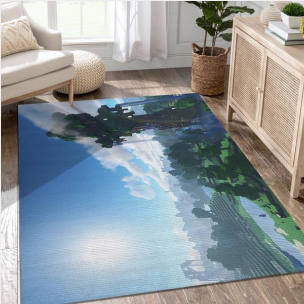 Minecraft Video Game Area Rug For Christmas Living Room Rug