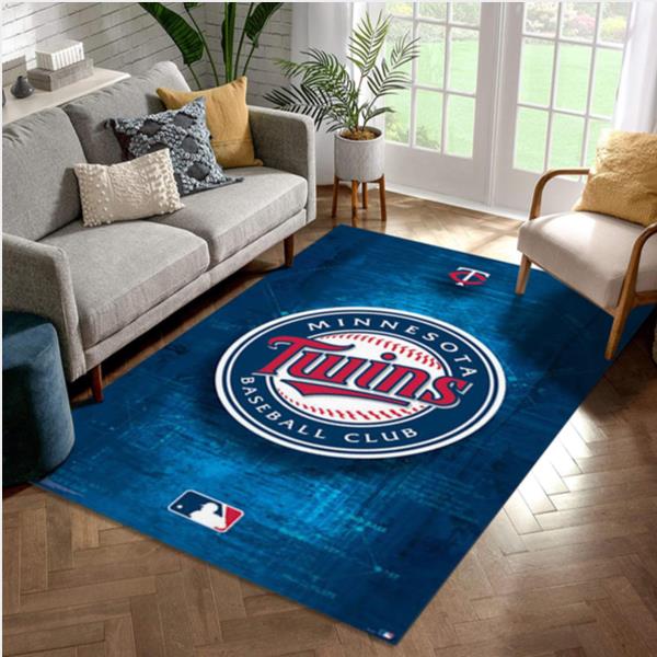 Minnesota Twins MLB Clubs Area Rug Living Room Rug Home Decor Floor Decor