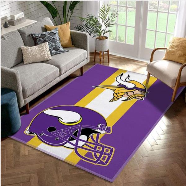 Minnesota Vikings Area Rug - Living Room Carpet Christmas Gift Floor Decor The Us Decor