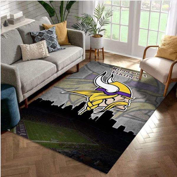 Minnesota Vikings NFL Rug Bedroom Rug Home US Decor