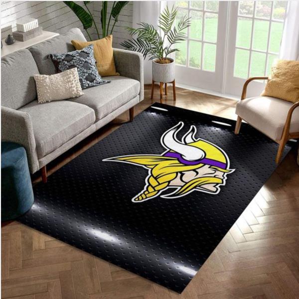 Minnesota Vikings Nfl Area Rug For Gift Bedroom Rug Home Decor Floor Decor