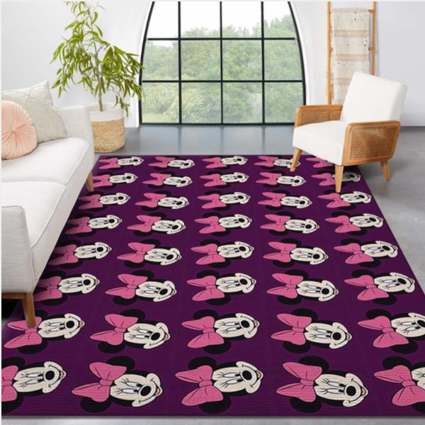 Minnie Mouse Ver5 Area Rug Living Room Rug US Gift Decor