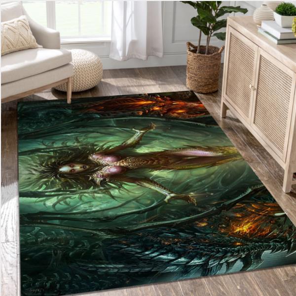 Mistress Of Dragons Video Game Reangle Rug Bedroom Rug