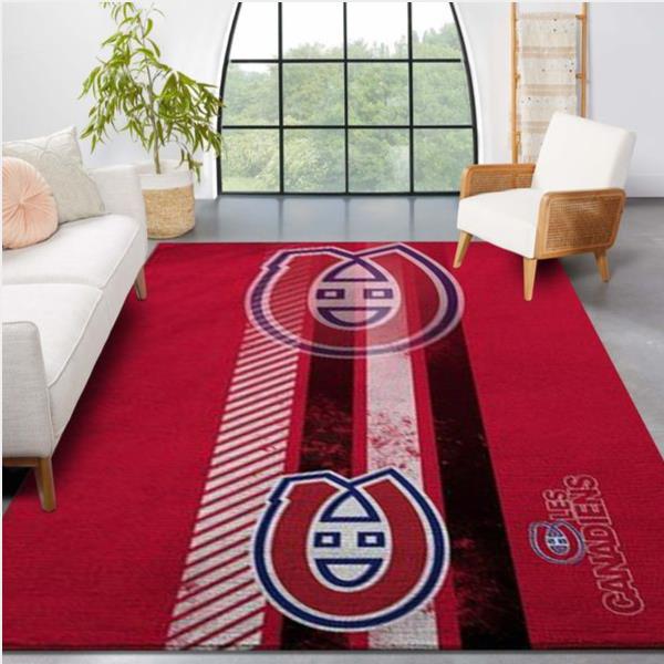 Montr Al Canadiens Nhl Team Logo Nice Gift Home Decor Rectangle Area Rug