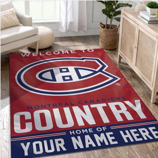 Montreal Canadiens Personal NHL Area Rug Carpet Sport Living Room Rug