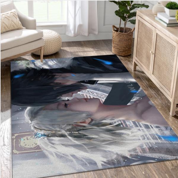 Moon And Night Gaming Area Rug Bedroom Rug