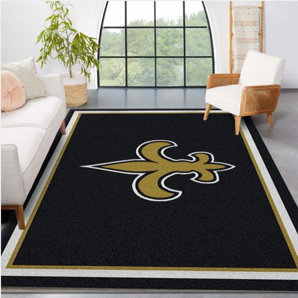 NFL Spirit New Orleans Saints Area Rug Bedroom Rug US Gift Decor