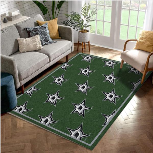 NHL Repeat Dallas Stars Area Rug Living Room Rug US Gift Decor