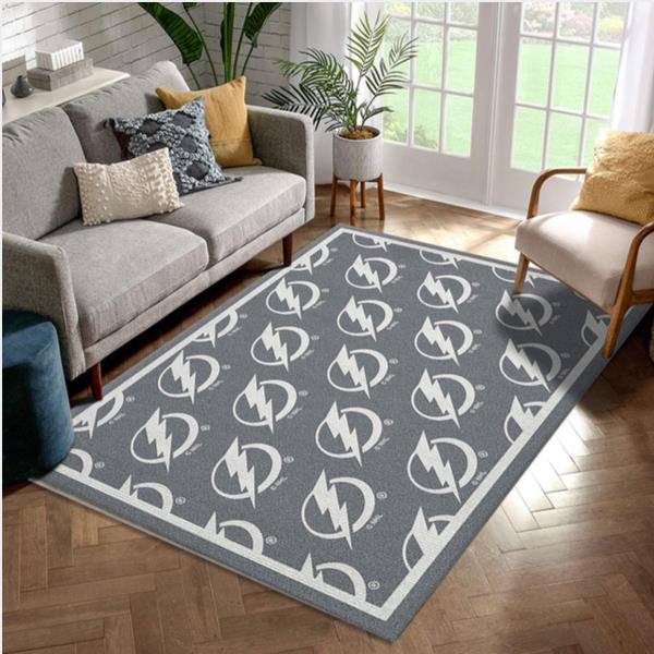 NHL Repeat Tampa Bay Lightning Area Rug Living Room Rug Home US Decor