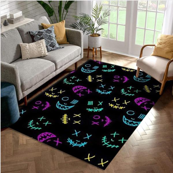 Neon V1 Area Rug Living Room Rug Home Decor Floor Decor