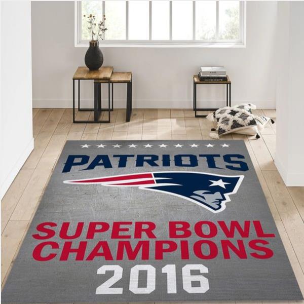 New England Patriots 2016 Nfl Football Team Area Rug For Gift Living Room Rug Us Gift Decor