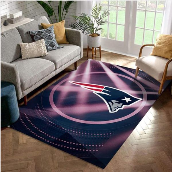 New England Patriots NFL Rug Bedroom Rug Christmas Gift US Decor