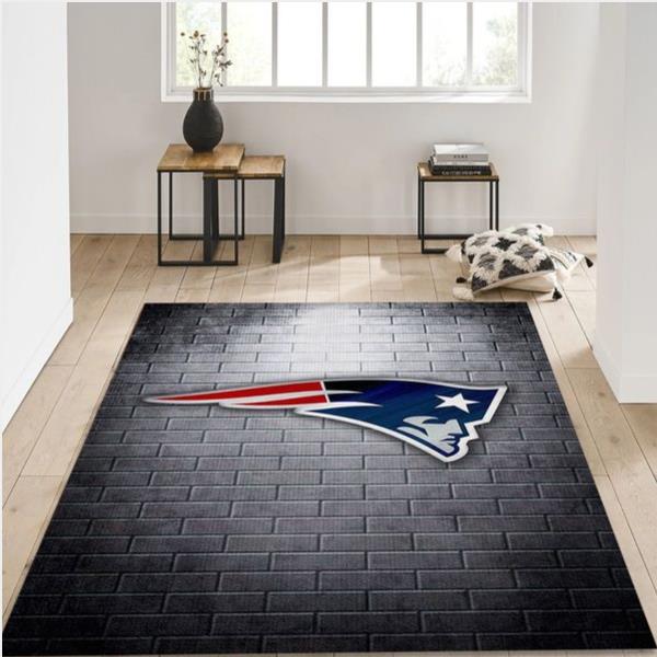 New England Patriots Nfl Rug Living Room Rug Home Decor Floor Decor