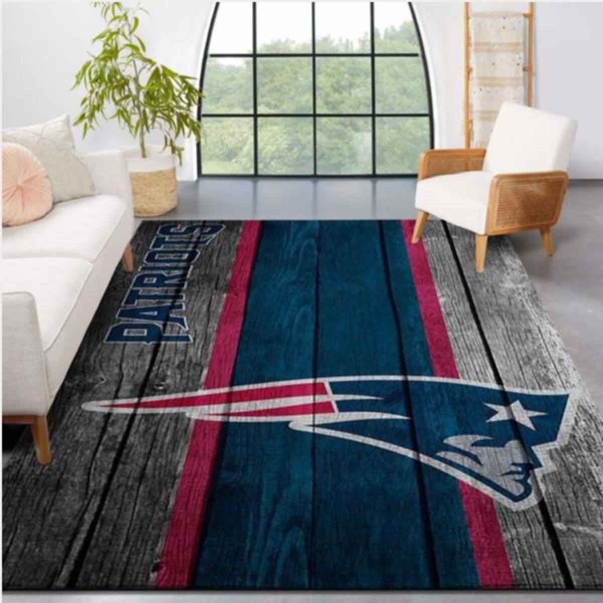 New England Patriots NFL Team Logo Wooden Style Nice Gift Home Decor  Rectangle Area Rug - Bring Your Ideas, Thoughts And Imaginations Into  Reality Today