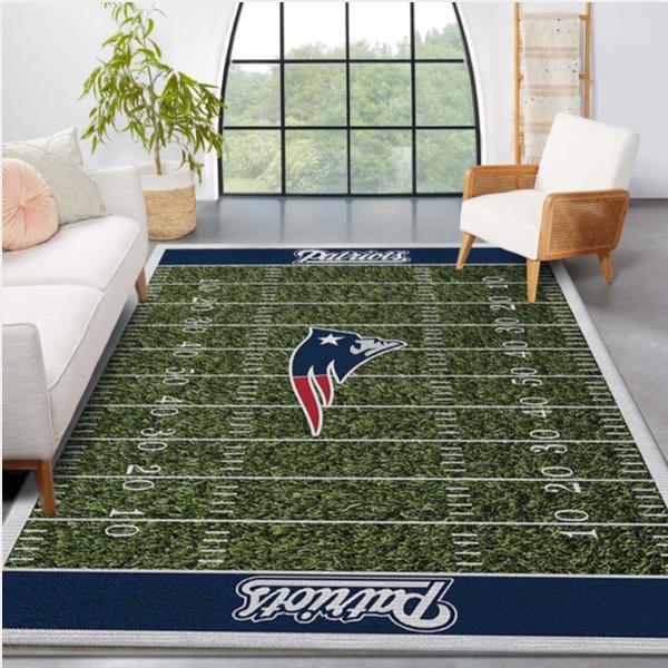 New England Patriots Rug Football Rug Floor Decor The US Decor