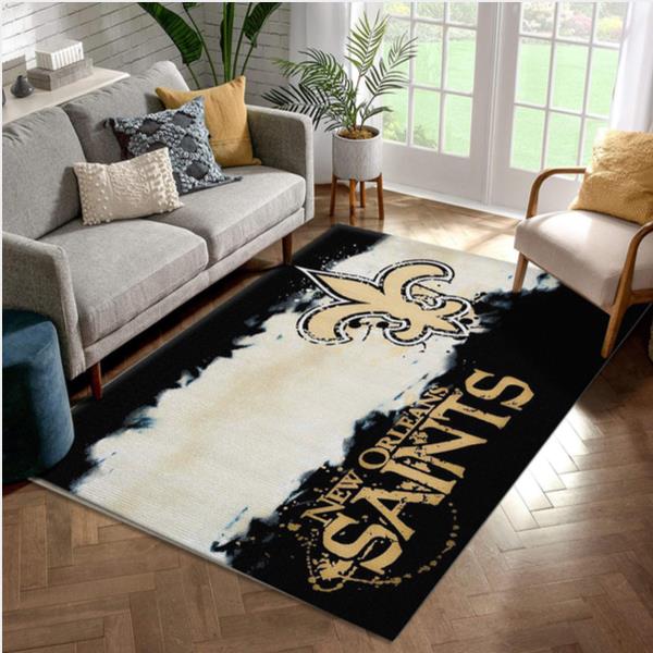 New Orleans Saints Fade Area Rugs Living Room Carpet Local Brands Floor Decor The US Decor