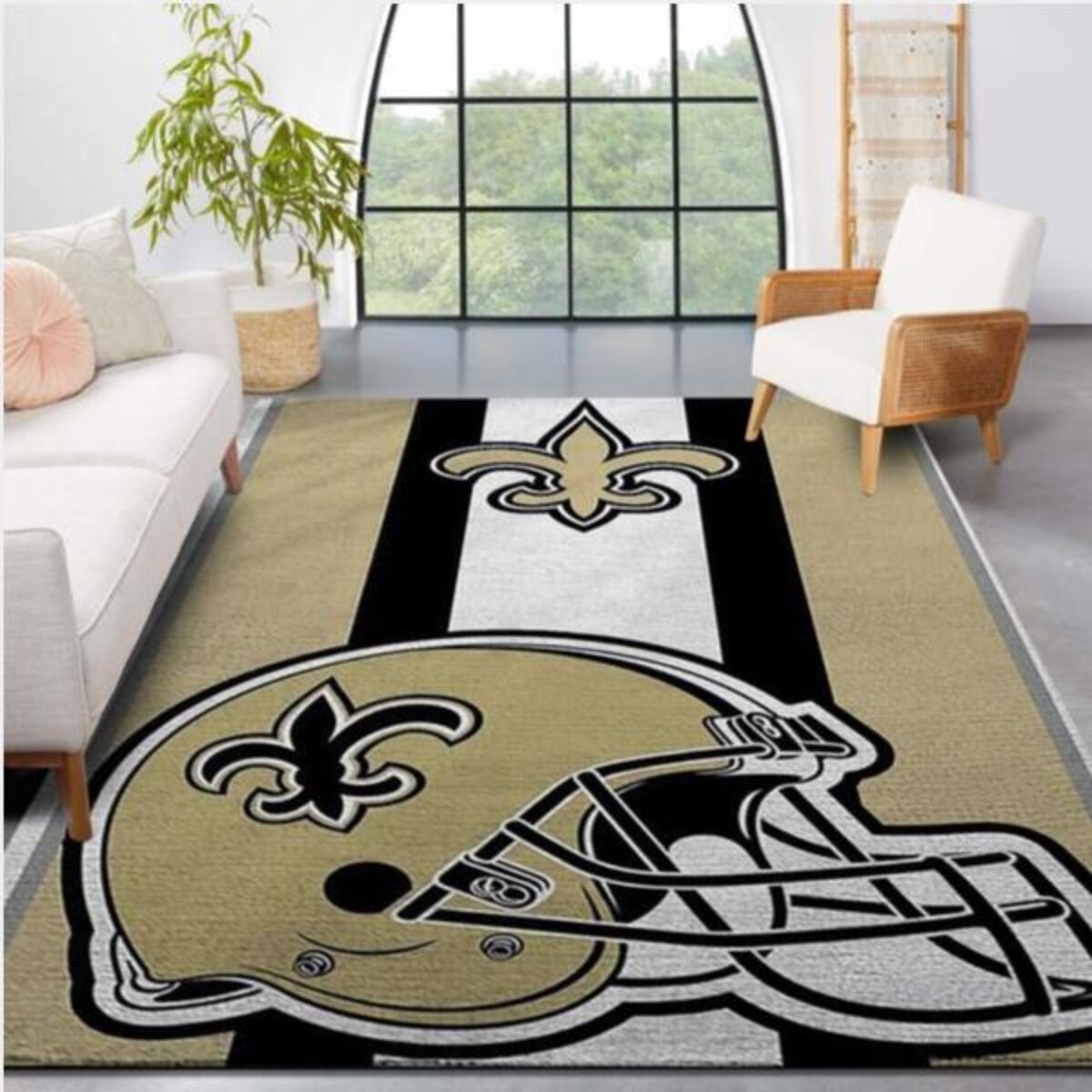 New Orleans Saints Nfl Team Logo Helmet Nice Gift Home Decor