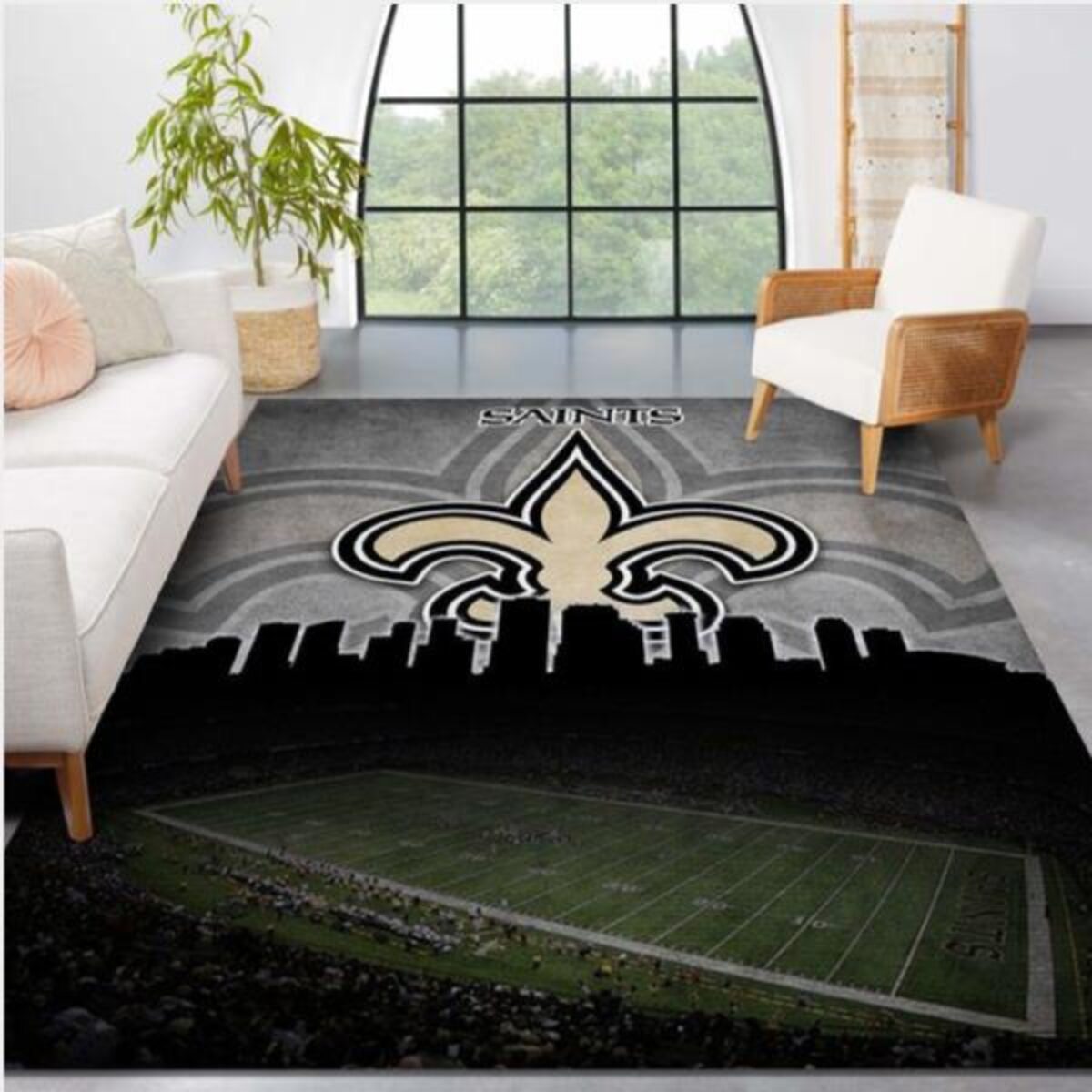 New York Giants NFL Team Logo American Style Nice Gift Home Decor Rectangle  Area Rug - Peto Rugs