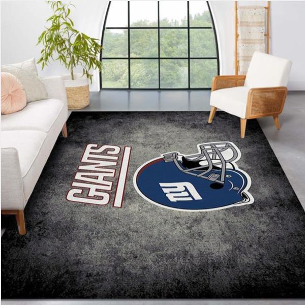New York Giants Imperial Distressed Rug Nfl Area Rug Carpet Bedroom Home Decor Floor Decor