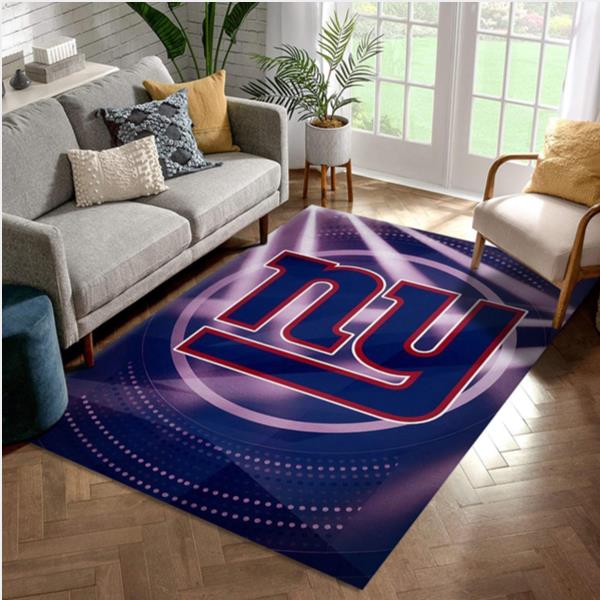 New York Giants NFL Area Rug For Christmas Bedroom Rug US Gift Decor
