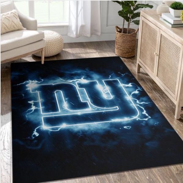 New York Giants Nfl Area Rug Living Room Rug Home Us Decor