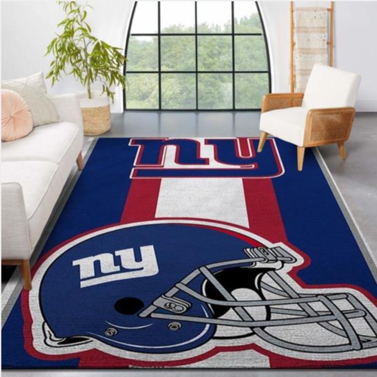 New York Giants NFL Team Logo American Style Nice Gift Home Decor Rectangle  Area Rug - Peto Rugs