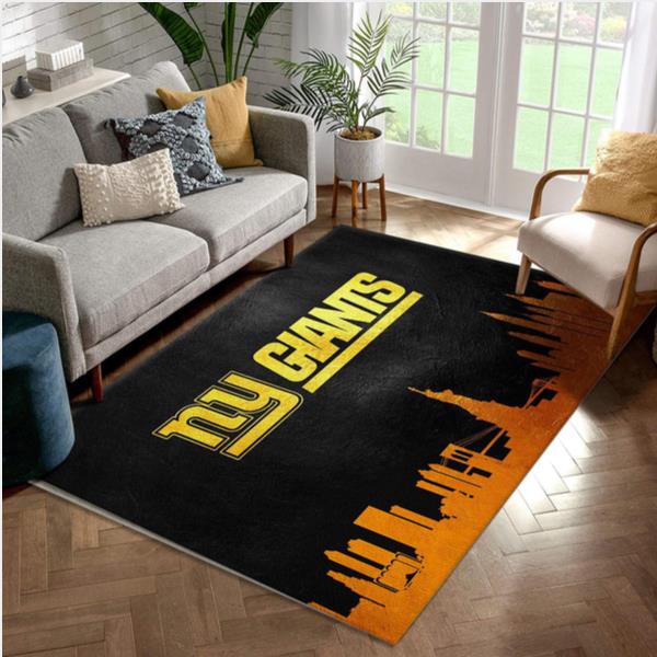 New York Giants Skyline NFL Area Rug Carpet Kitchen Rug Home US Decor
